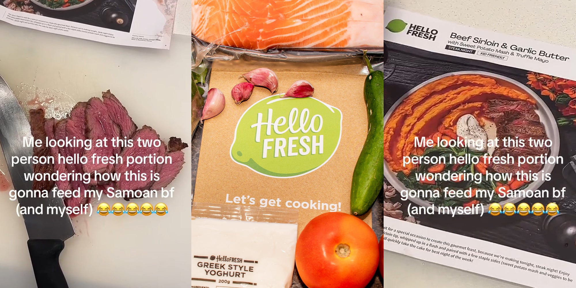 Customer Blasts Dwindling HelloFresh Portions of Sirloin Steak