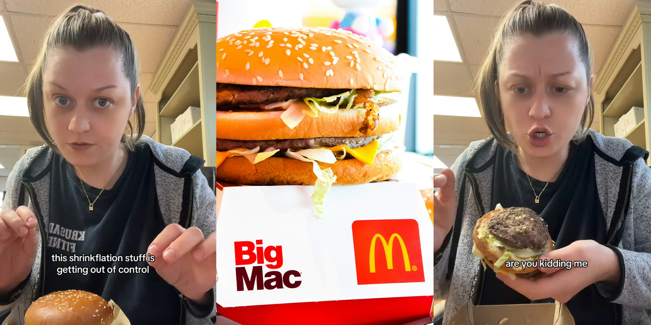 McDonald's customer says Big Mac patties are now tiny