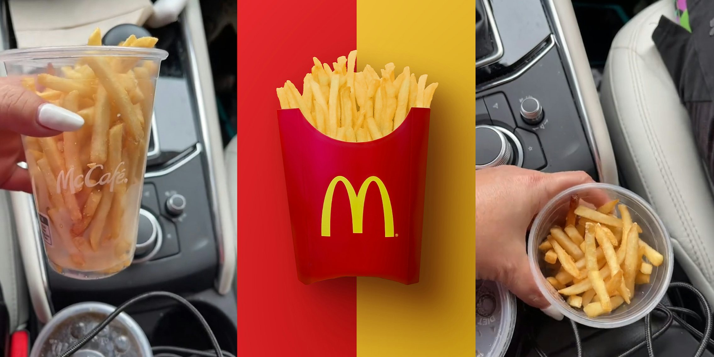 McDonald's fries cup holder