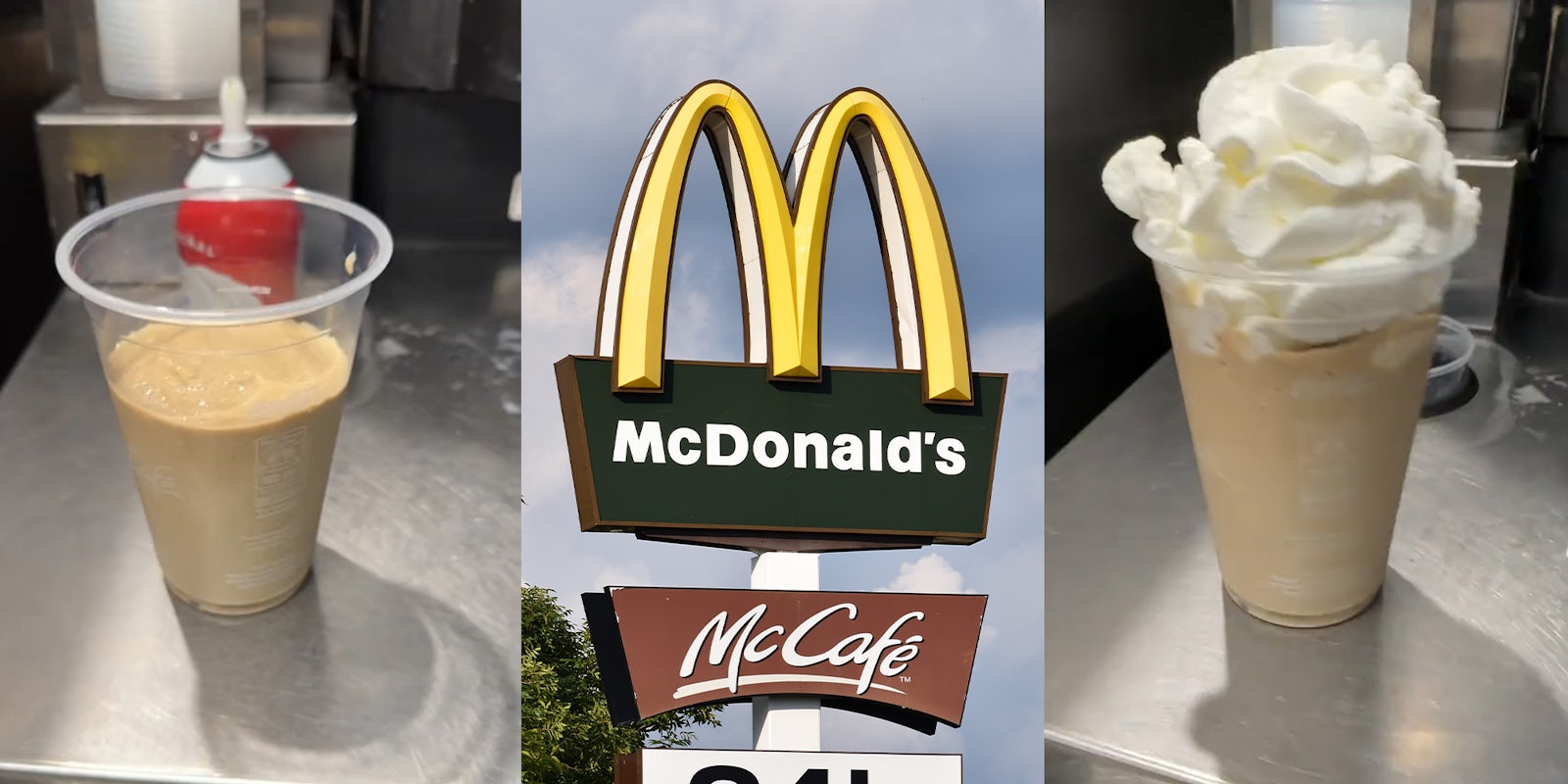 McDonald’s worker shares why you may not be getting your money’s worth when ordering frappes