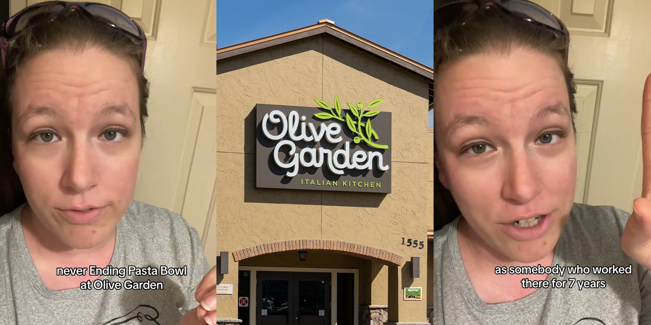 Former Olive Garden sharing tips; Oliver Garden Restaurant Front