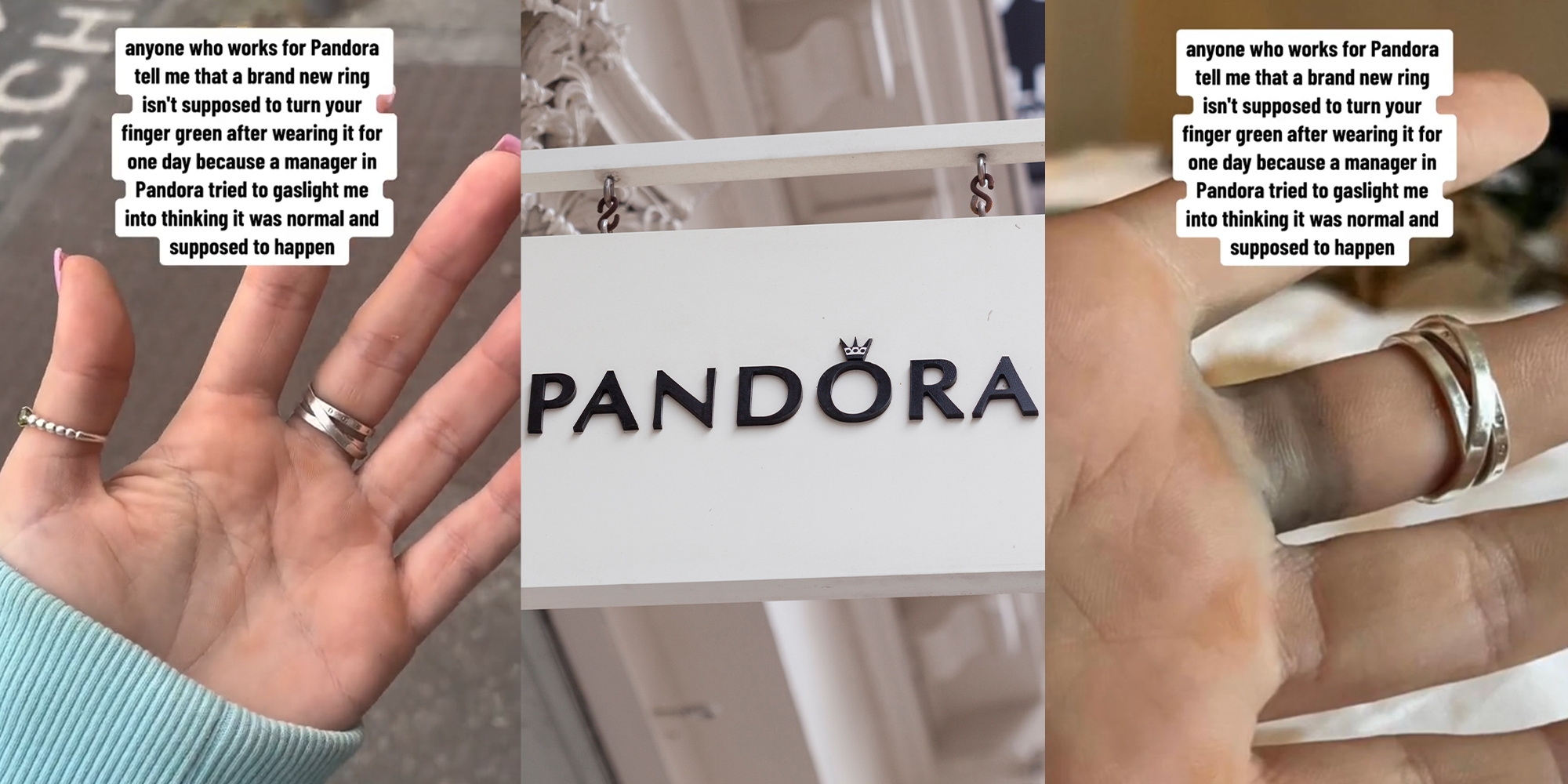 Pandora finger deals rings