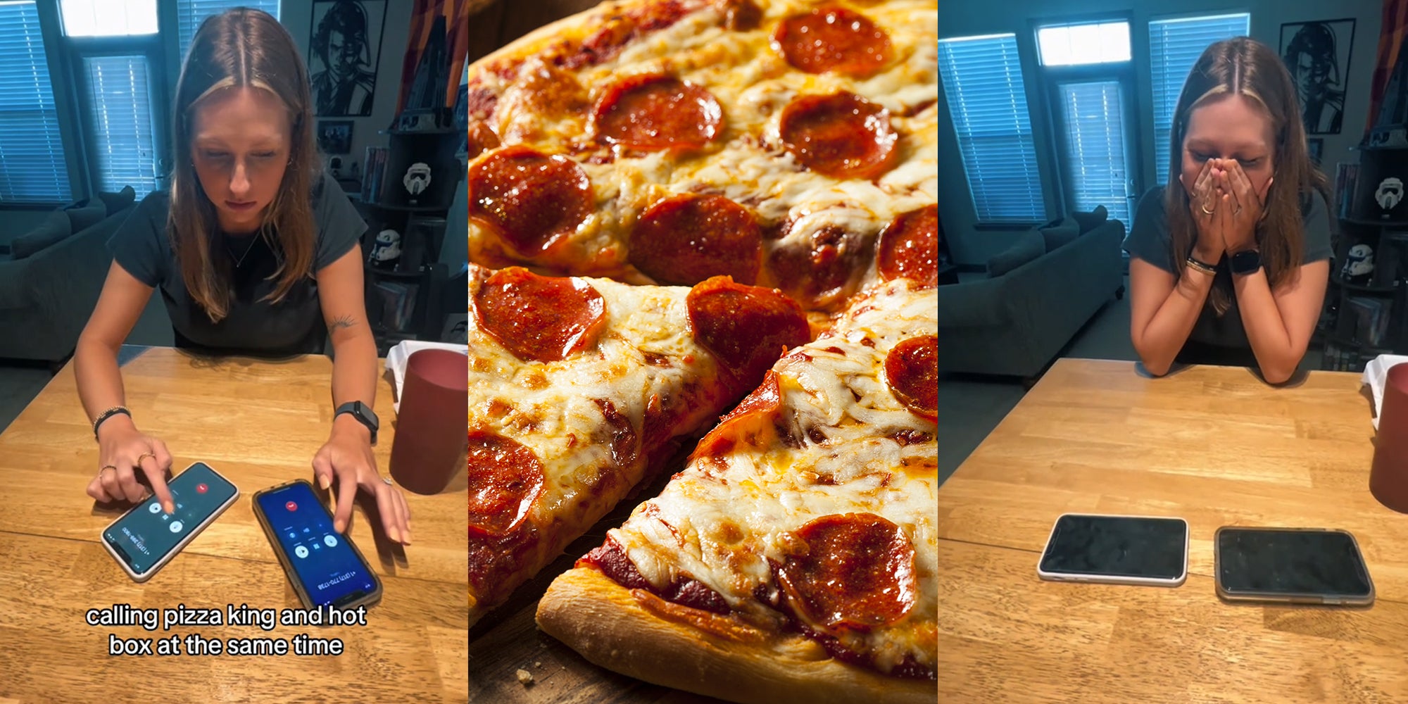 Girl Pranks Two Pizza Stores by Calling Them at the Same Time