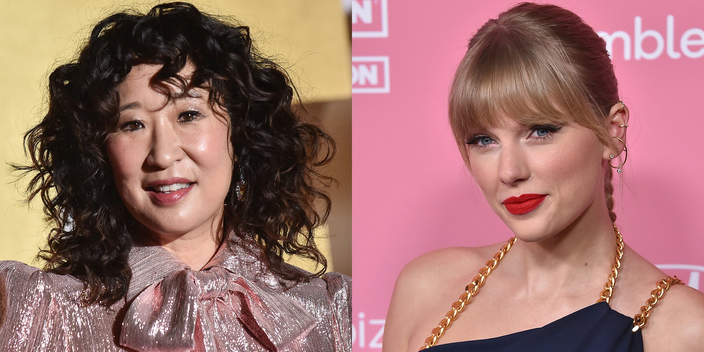 Girls realize they asked Sandra Oh to take their picture at Taylor Swift concert