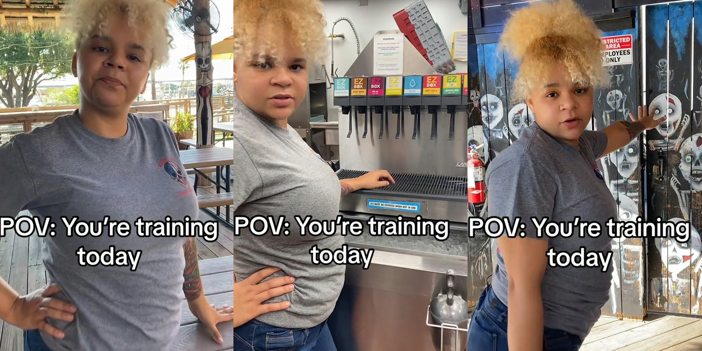 Server POV: You’re training today