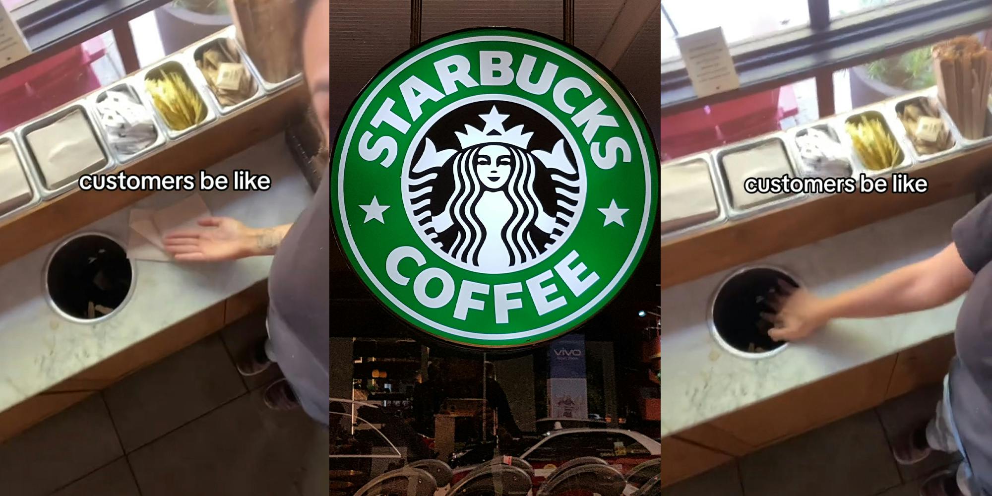 Starbucks Barista Blasts Customers Who Don't Throw Away Trash