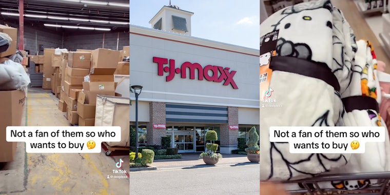 Shopper goes in the back of TJ Maxx to get 'hidden' items