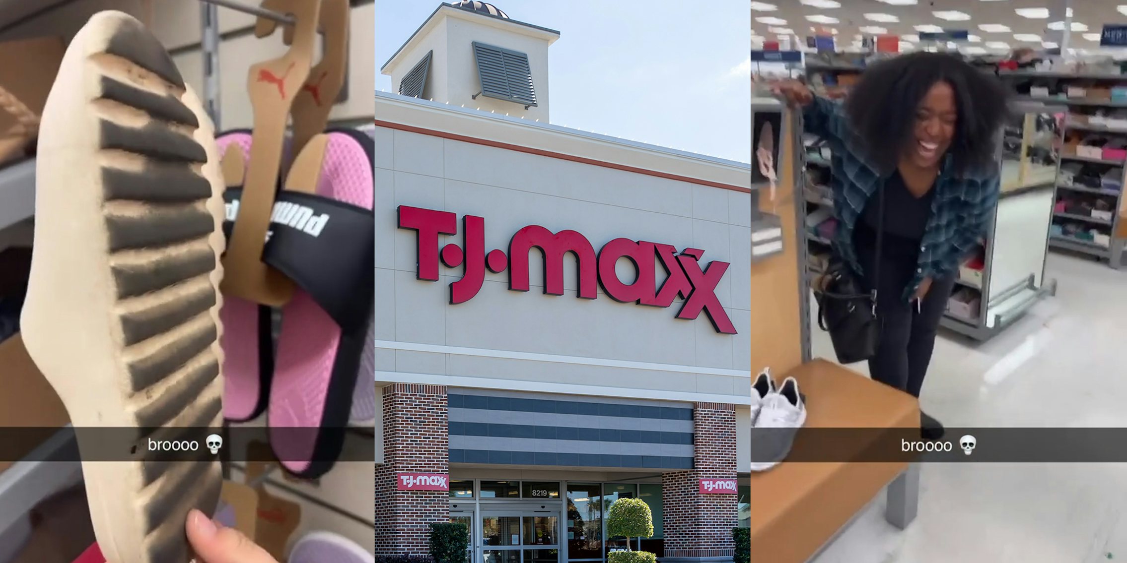 TJ Maxx Customer Swaps Out Their Used Shoes for New Pair