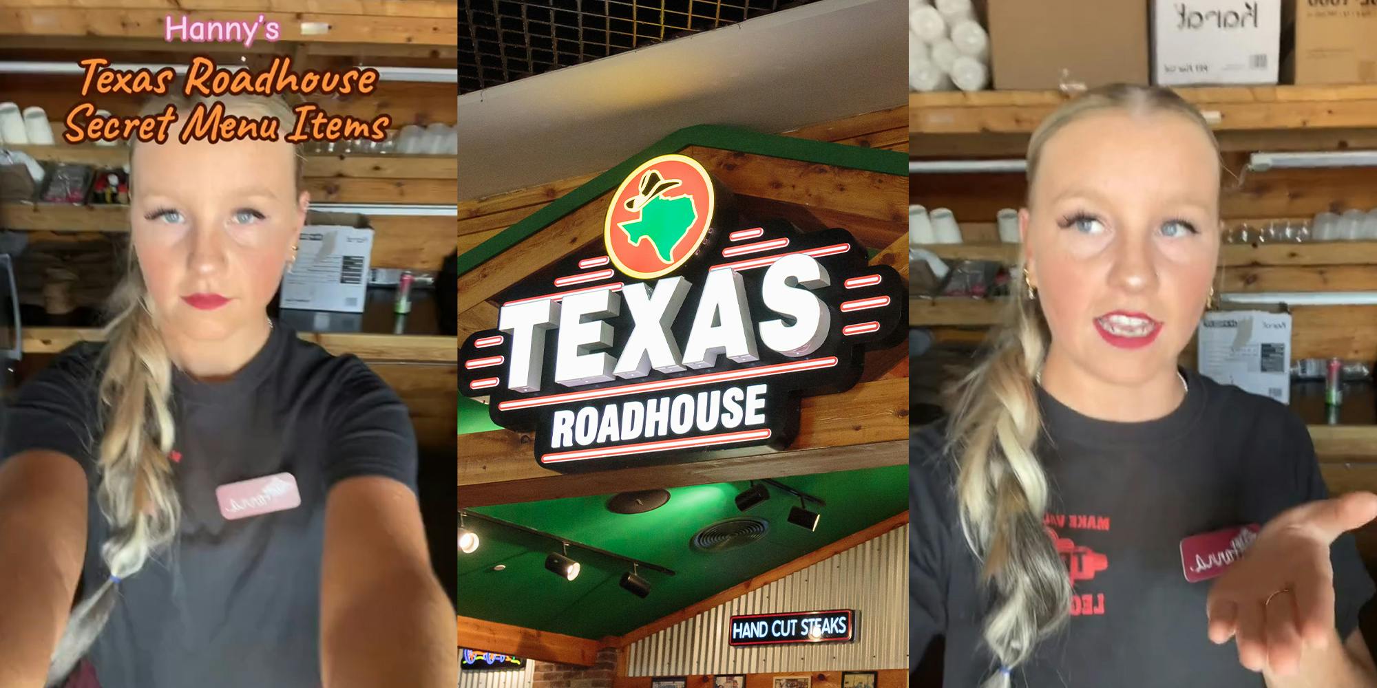 Texas Roadhouse secret menu items with a surprise one at the end