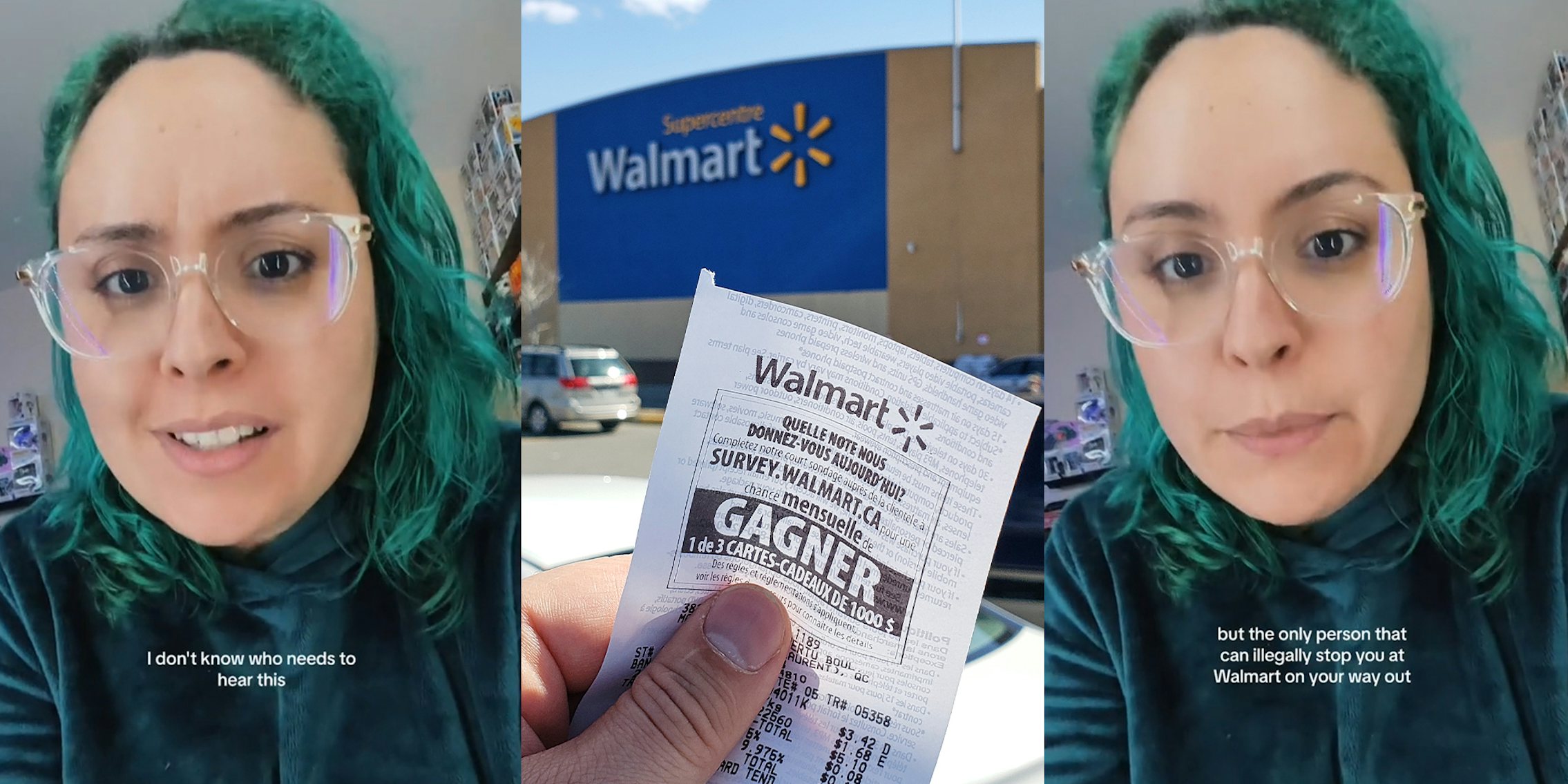 Former Walmart worker says you don't have to show greeters your receipt