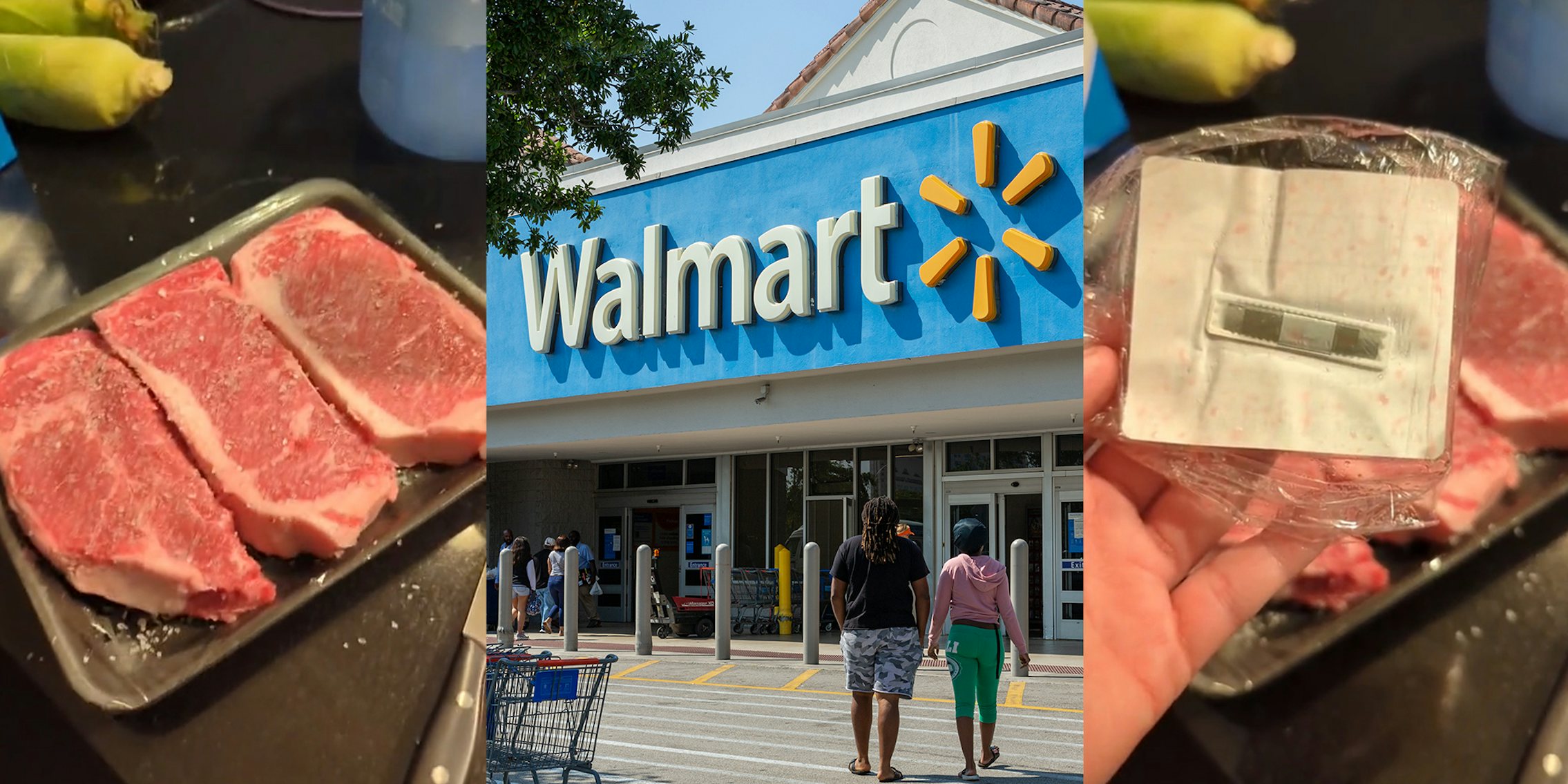 Shopper finds hidden security tag under steak at walmart