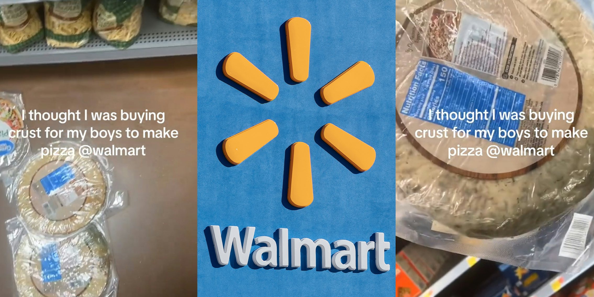 Walmart customer says she found mold on Great Value pizza crust while in the store