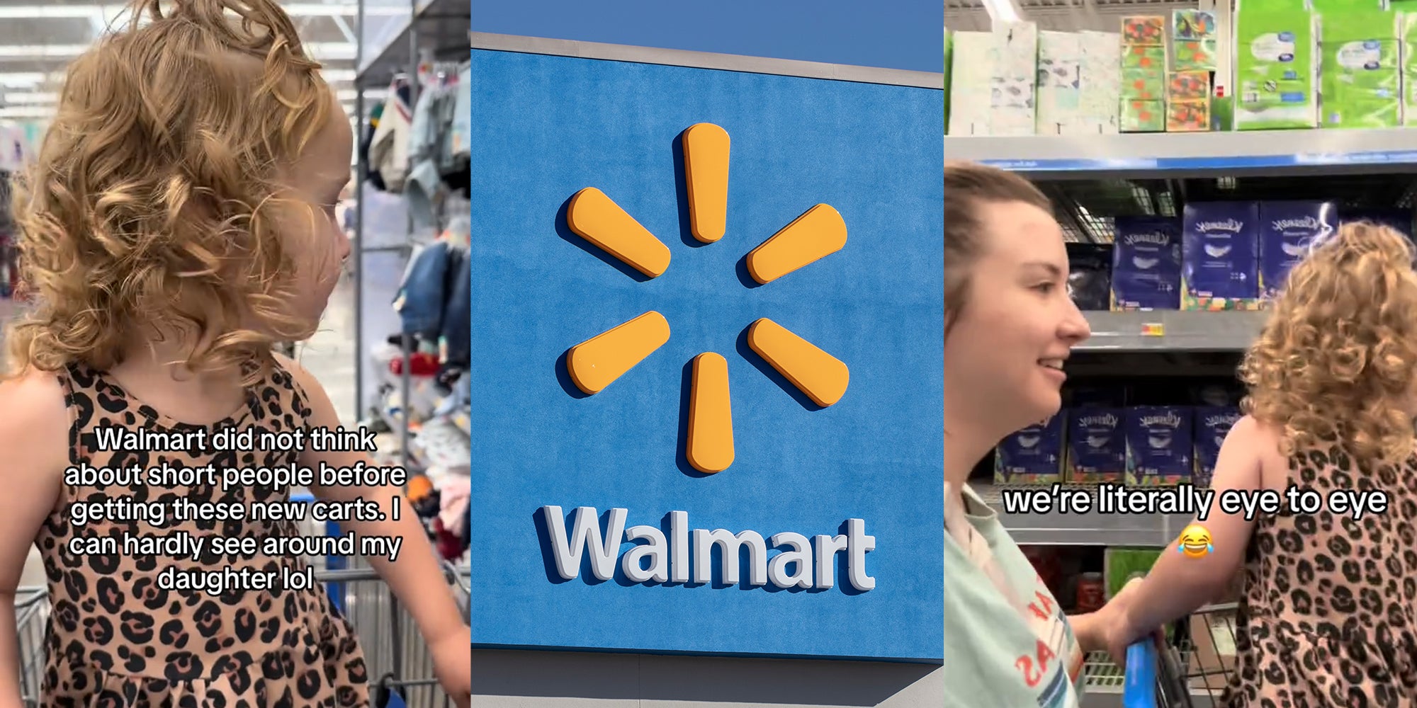 Walmart Shopper Says New Shopping Carts Are Too Tall