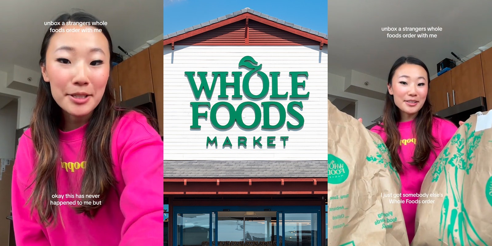 Woman accidentally receives stranger's Whole Foods order