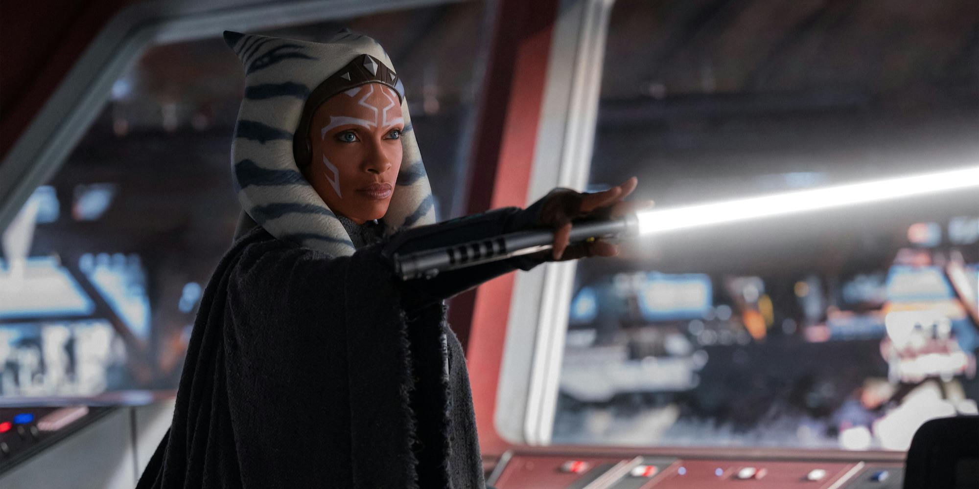 rosario dawson as ahsoka tano in star wars