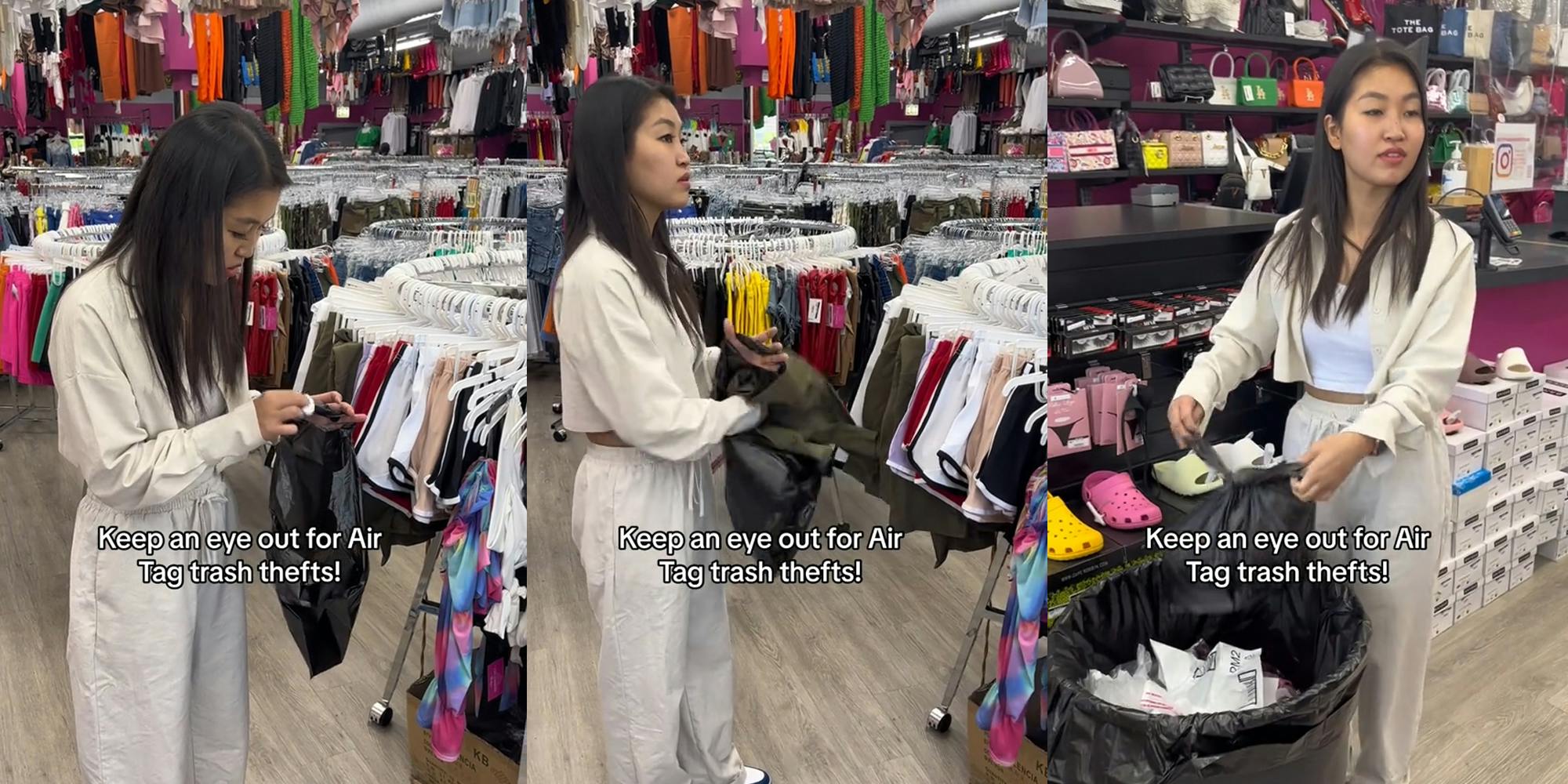 Shop Owner Shows How Customers Use AirTags to Steal Clothes