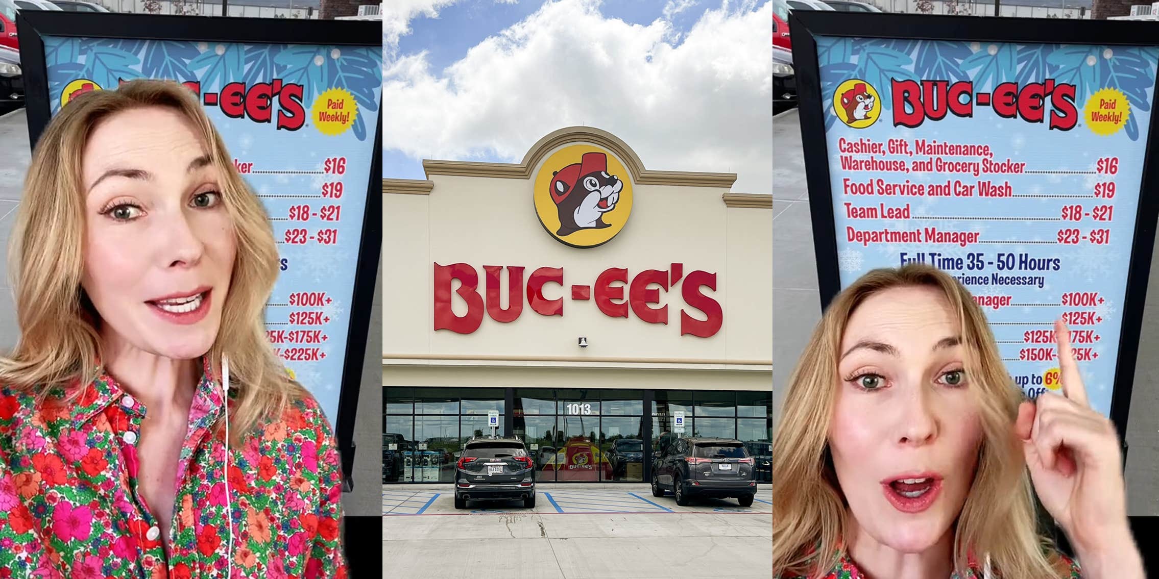 Buc Ee s Plasters 6 Figure Pay on a Sign Buc Ee s Plasters 6 Figure Pay on a Sign