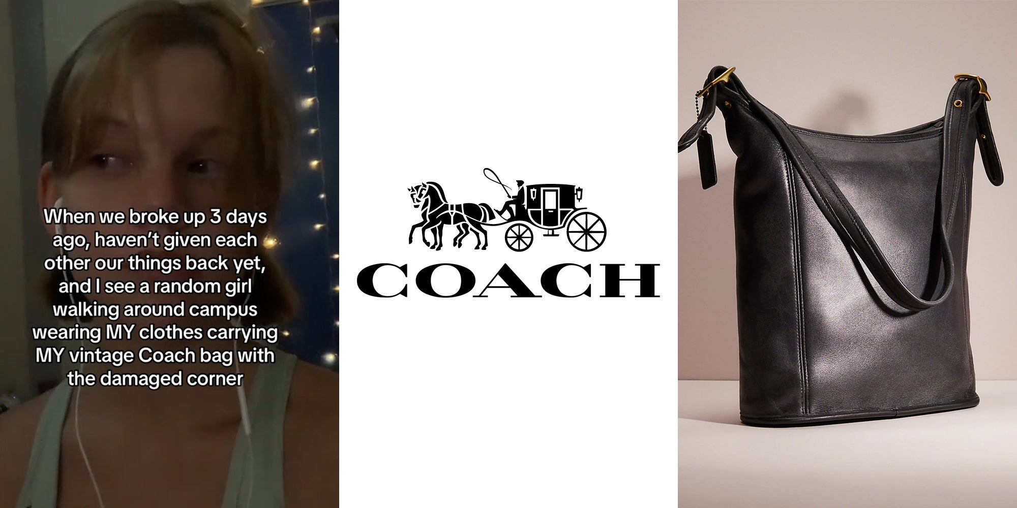 Woman Spots Ex's New Girlfriend Using Her Coach Purse