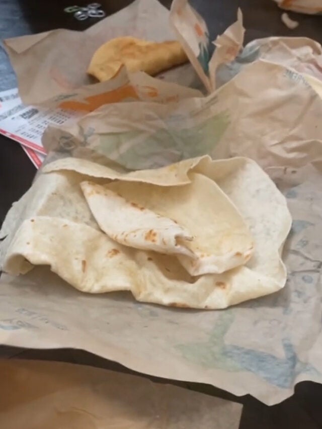 Uber Eats Customers Receive Taco Bell Tacos With Nothing Inside