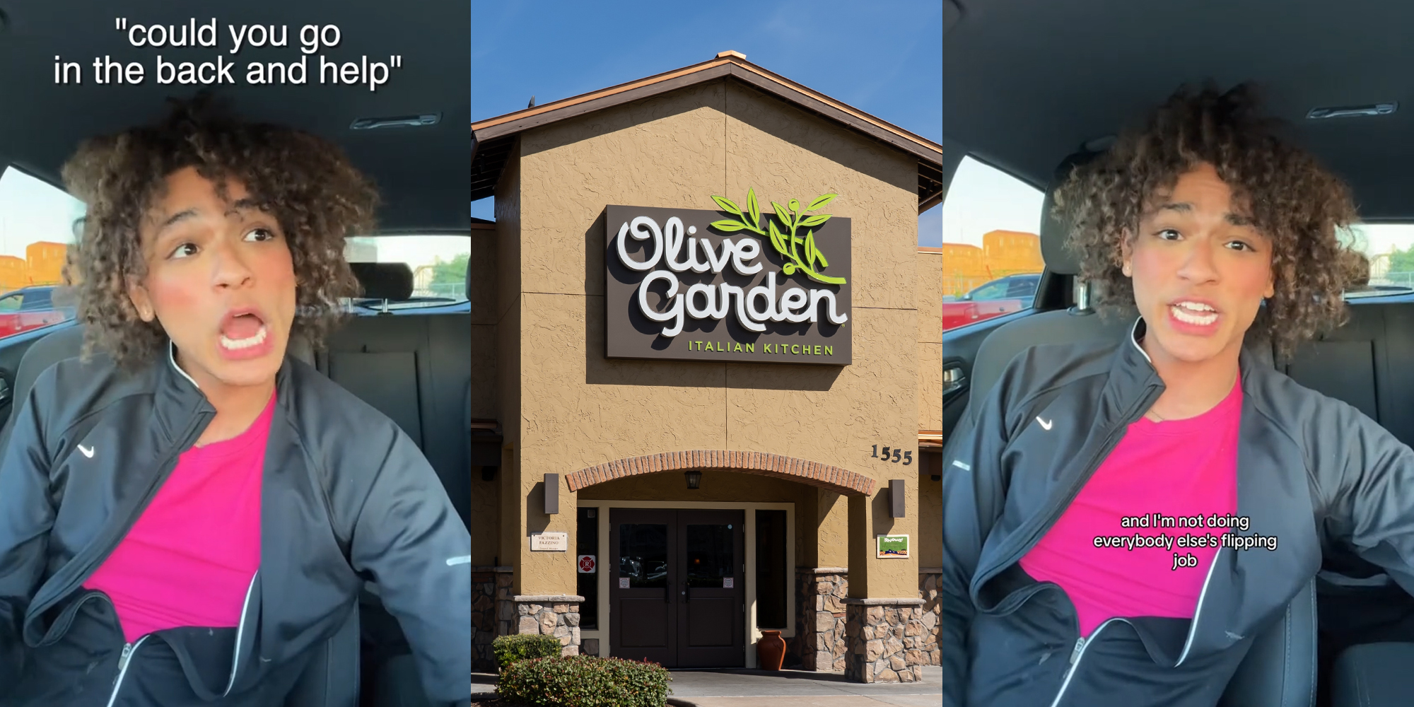 Olive Garden Server Gets Fired For Asking Co Workers To Restock   Fired From Olive Garden Tiktok 