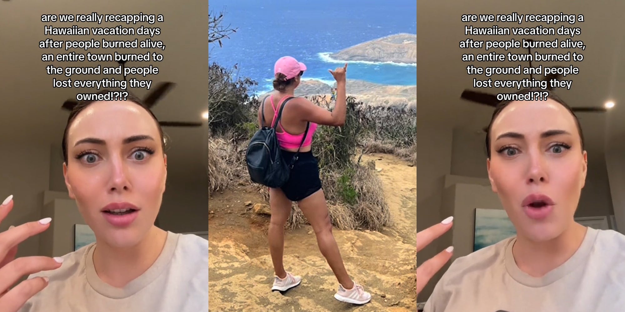 Woman Called Out for Posting Hawaii Vacation Video