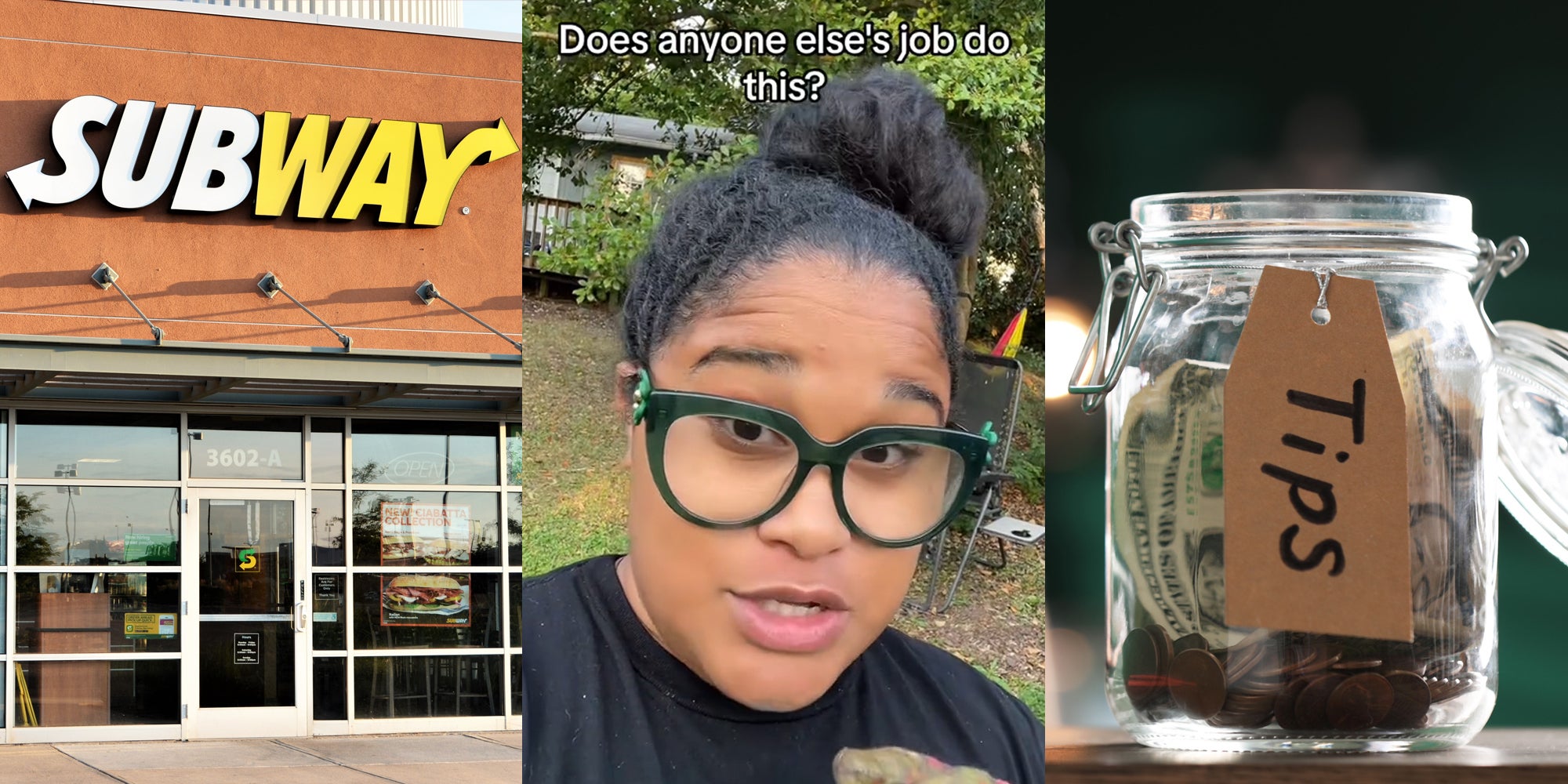 Customer Says Subway Worker Told Her They Don't Stay with Tips