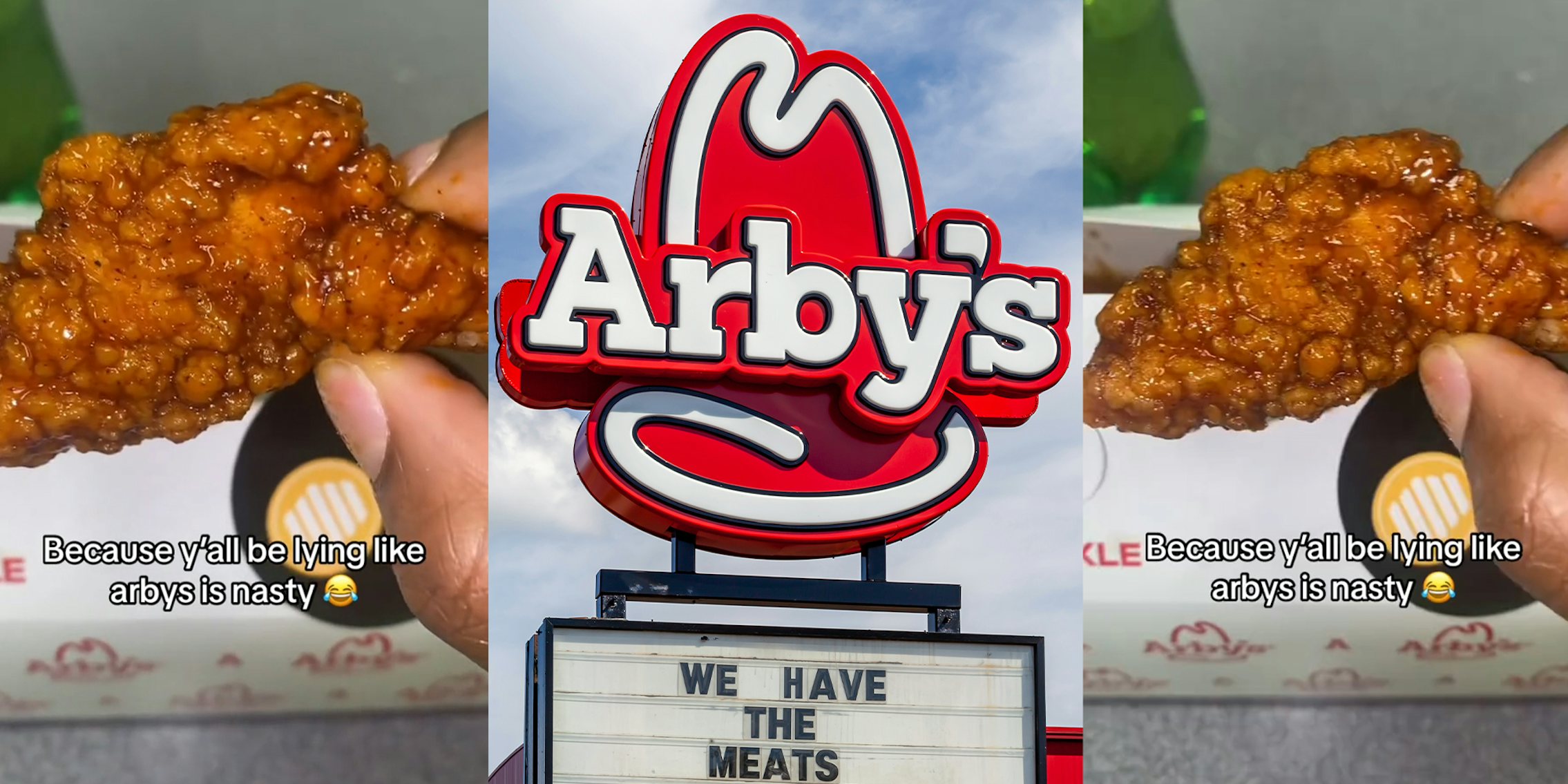 Customer defends Arby's hot honey boneless wings