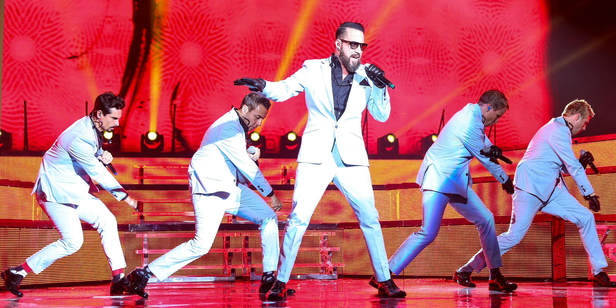 The Backstreet Boys live in concert on their 20th anniversary and In A World Like This Tour on August 20, 2013 in Raleigh, NC.
