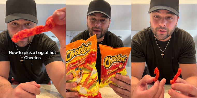 Man shares hack to picking the perfect bag of Cheetos every time