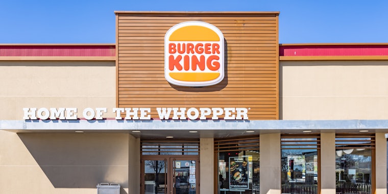 Burger King Home of the whopper restaurant front