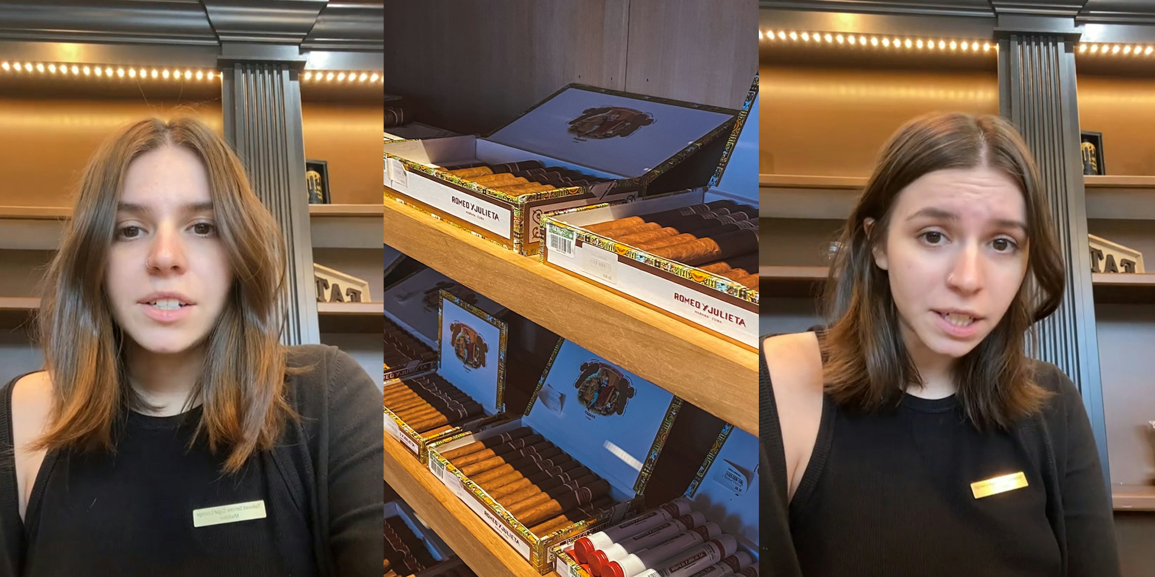 Psychology masters student says she makes more money working cigar store