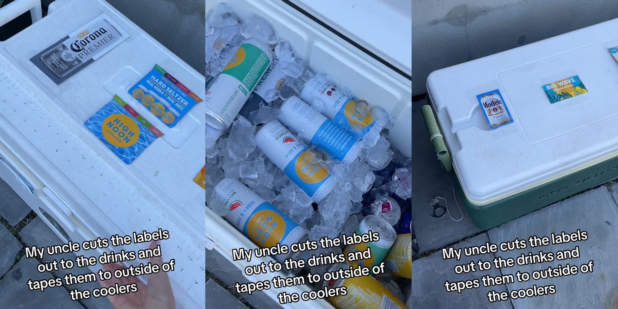 'How have I never thought of this' Uncle Cuts Out Modelo, Coke, and