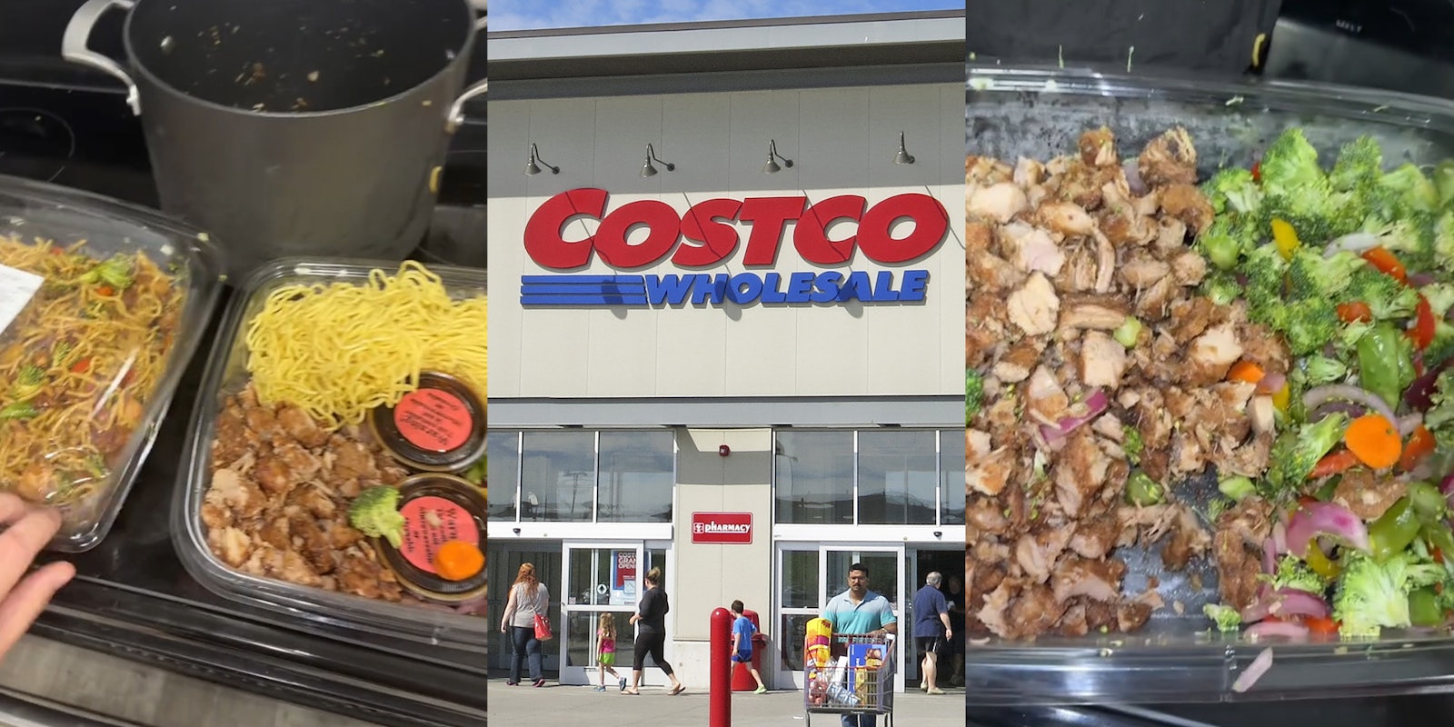 Customer preps 13 meals from Costco stir fry platter