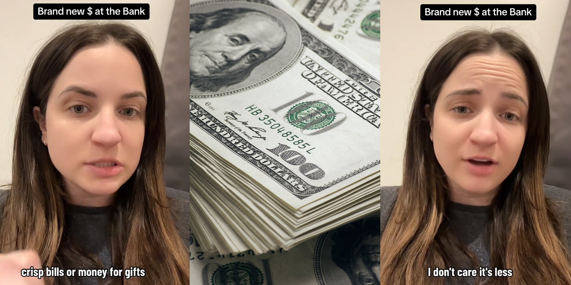 Please Stop Asking For New Bills At the Bank