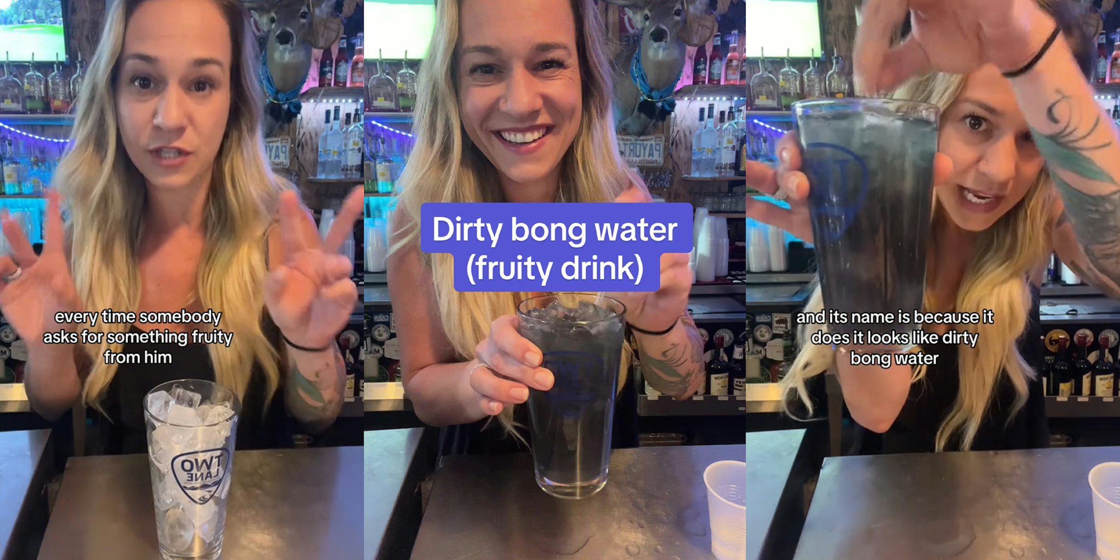 Bartender shares what she makes when customer asks for something fruity