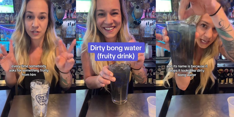 Bartender shares what she makes when customer asks for something fruity