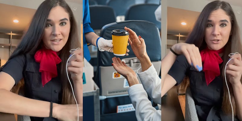 Flight attendant shares secret for getting extra swag, drinks, travel status