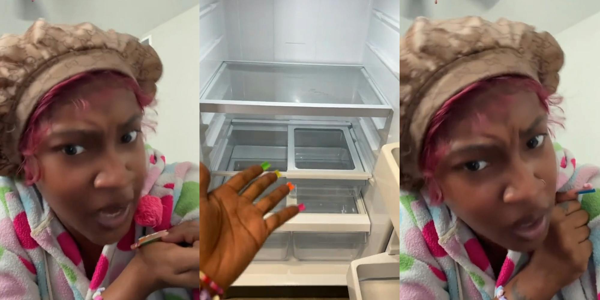 Woman makes video showing off empty refrigerator after food stamp office says she doesn’t qualify