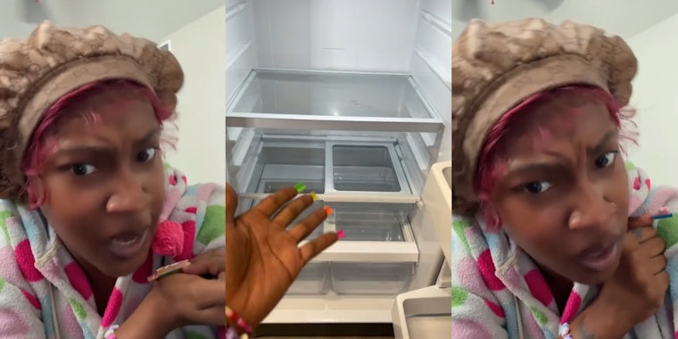 Woman makes video showing off empty refrigerator after food stamp office says she doesn’t qualify