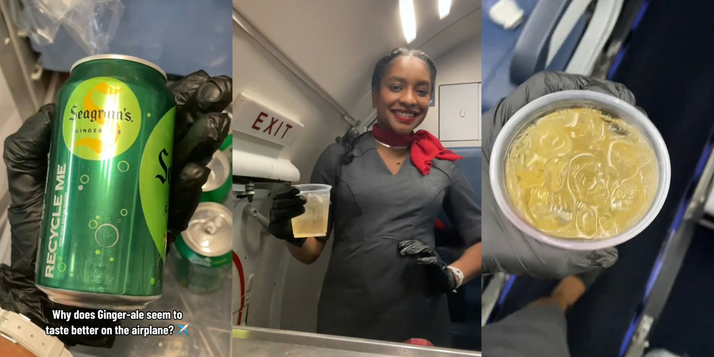 Flight attendant says there’s a reason Ginger Ale tastes better on planes