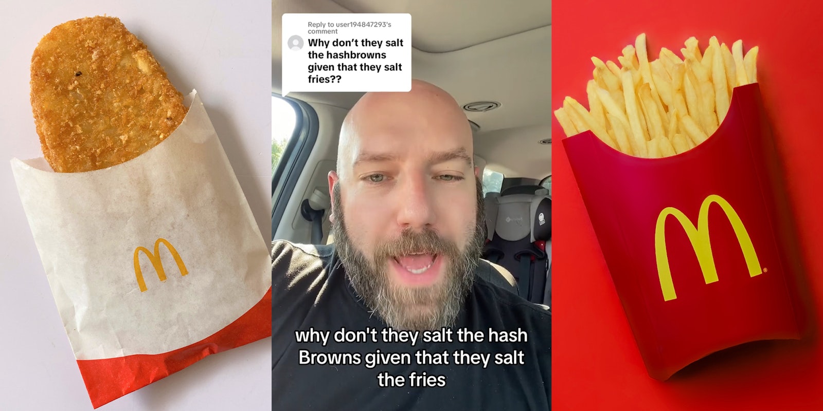 Old McDonalds Chef explains Why McDonald's hash browns aren't salted like McDonald's fries