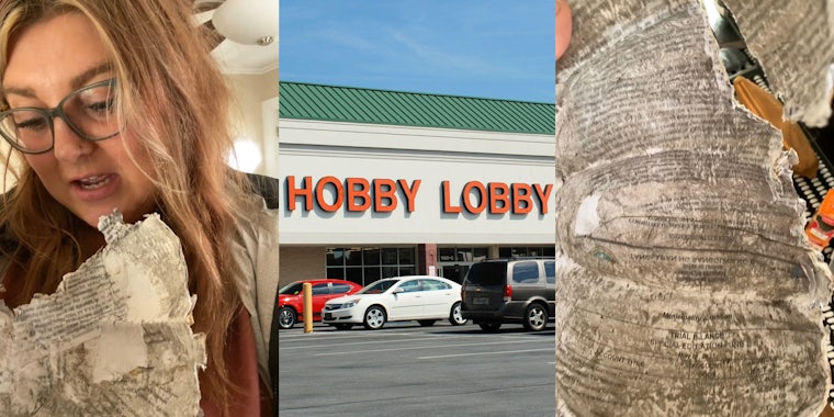 Hobby Lobby customer’s dog tears up paper machete pumpkin. She finds account numbers for someone with $3 million in debt inside