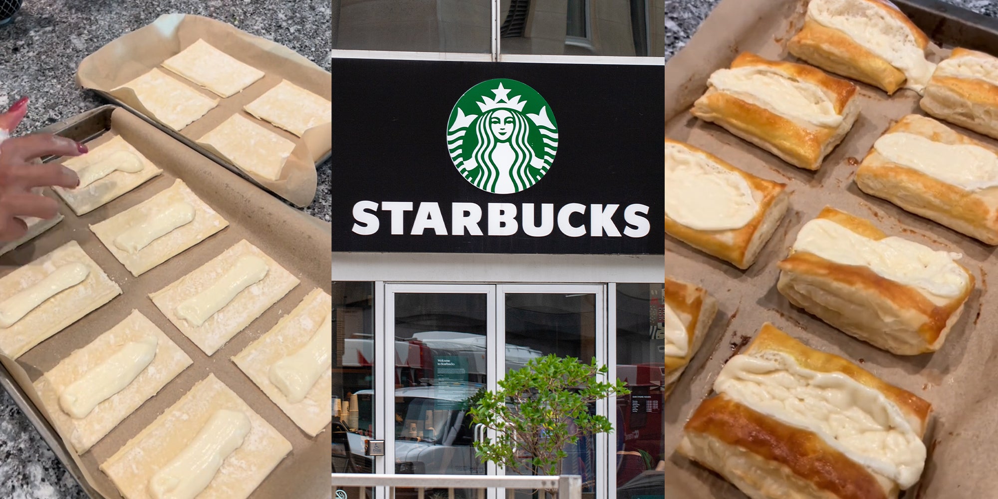 Starbucks Customer Shares How to Make Cheese Danish at Home for Cheap