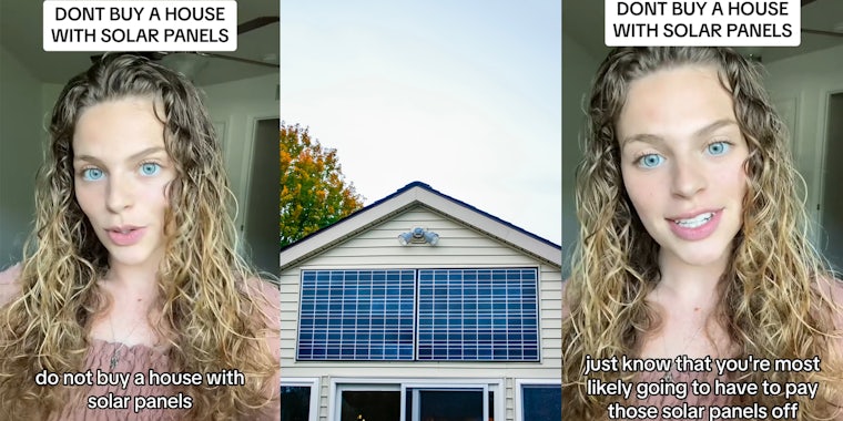 Real estate agent says you should never buy house with solar panels