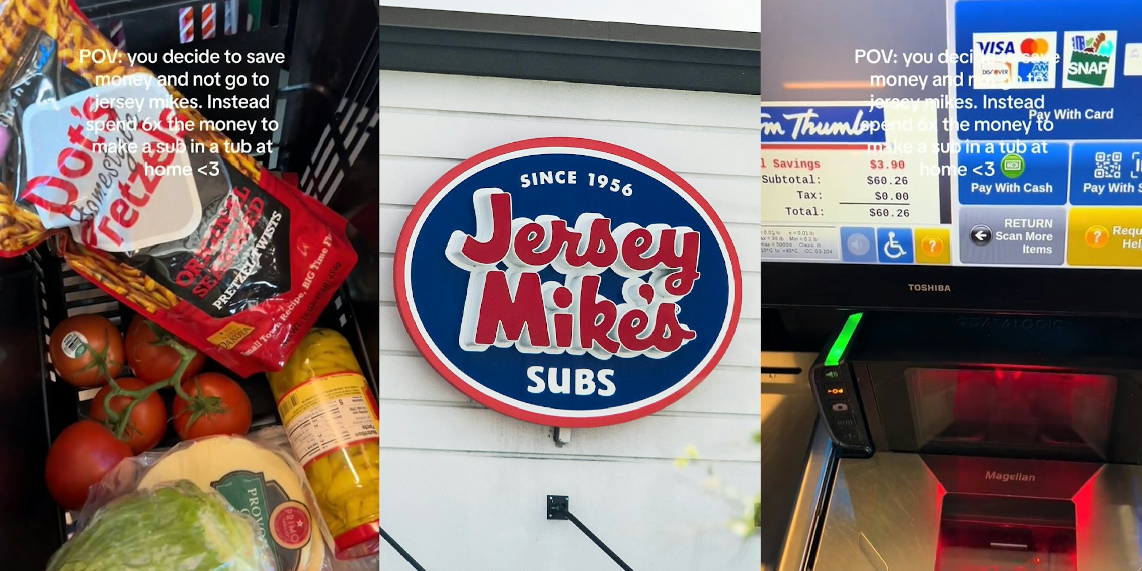 Jersey Mike’s customer tries to make 'Sub in a Tub' at home. It comes out to $60