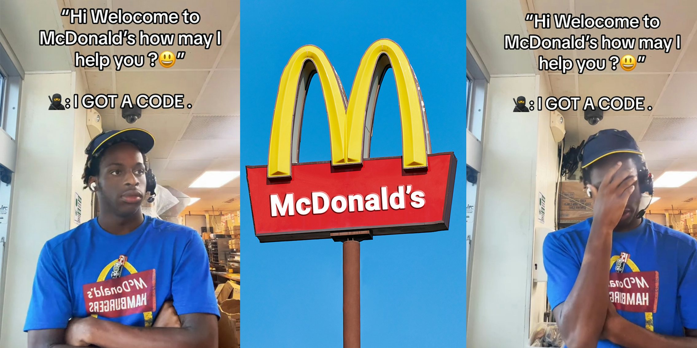 McDonald's worker complains about customers who say they have a code