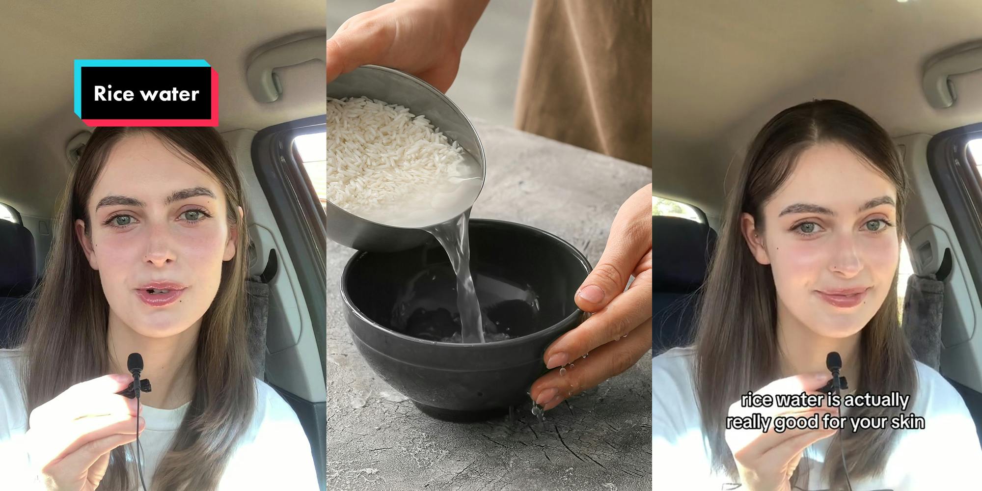 Fast food worker discovers rice water is amazing for her skin in PSA