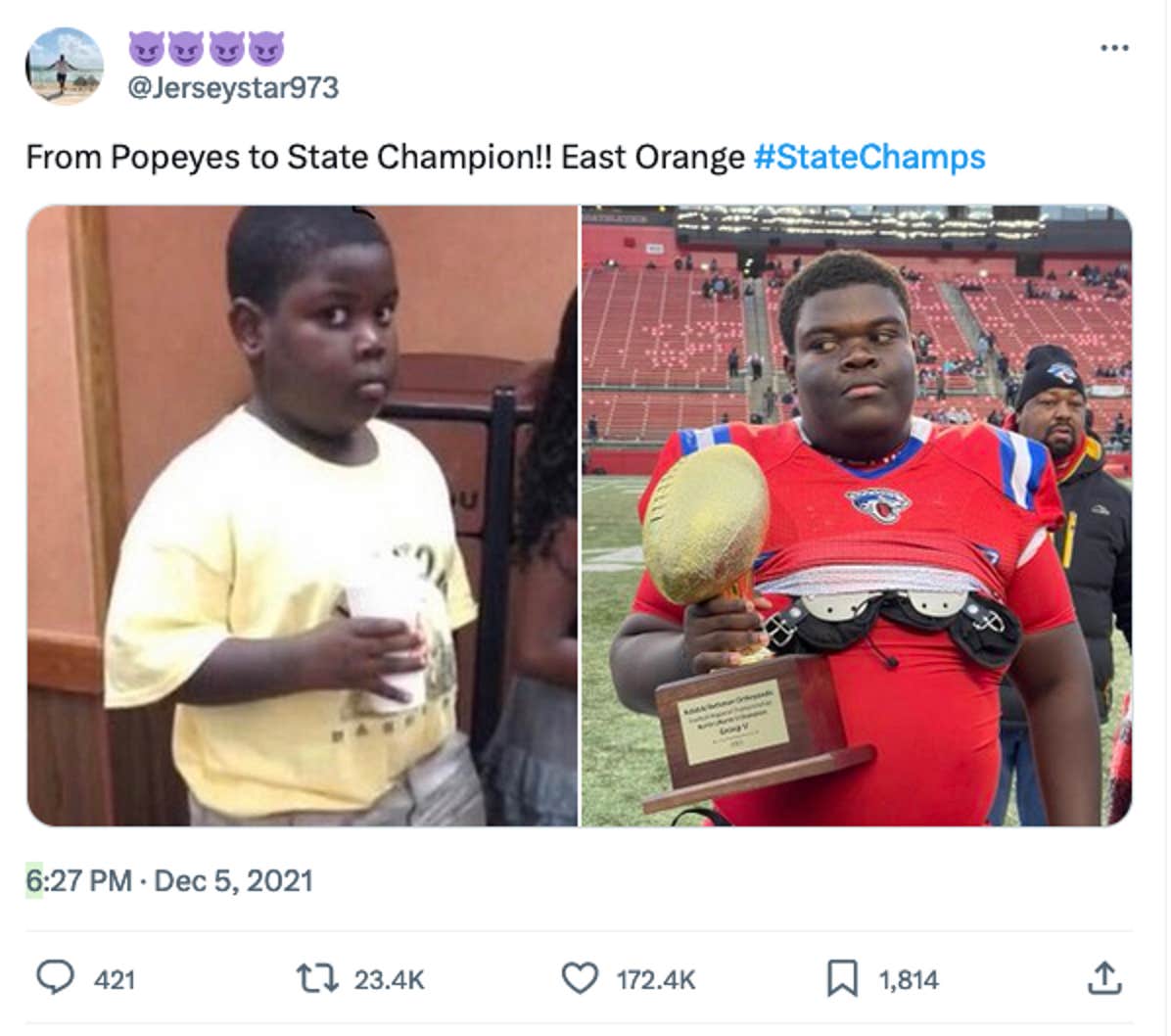 Did the Popeyes Meme Kid Really Get an NIL Deal?