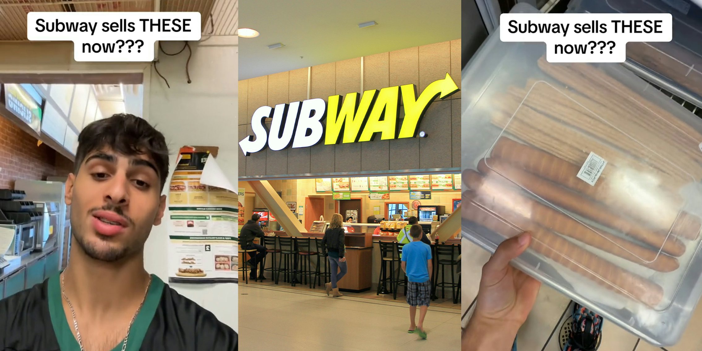 Subway worker reveals new cookie, churro, and pretzel footlongs