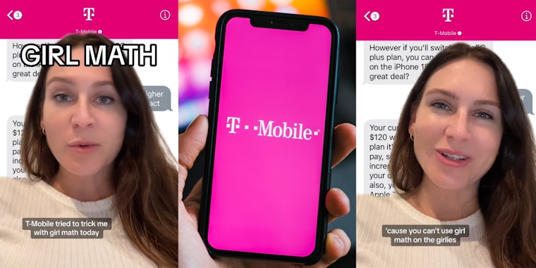 Customer says T-Mobile tried to trick her with ‘girl math’